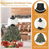 ZUN 5 FT Pre-lit Mannequin Artificial Christmas Tree 59088309