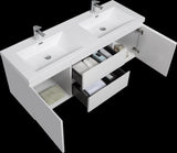 60" Floating Bathroom Vanity with Sink, Modern Wall-Mounted Bathroom Storage Vanity Cabinet with W1573P152689