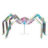 3FT Halloween Decorations Light Up Spider, Outdoor Halloween Decor Lighted Iridescent Spider, 62904187