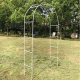 8ft H Metal Garden Arch Trellis,Adjustable Arbor Trellis for Garden Climbing Plants Support 67497955