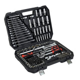 Tool Kit and Socket Wrench Set 216pcs - Basic Portable Manual Repair Tool Set for Home Use, Includes W1102P203831
