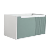 36'' Floating Wall-Mounted Bathroom Vanity & Soft-Close Cabinet Door W999P146238