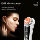 RF & EMS Multi Functional Beauty Devices with Red/Blue Light Therapy, Deep Cleansing On Skin Care 49163926