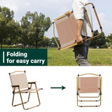 2 Pack Folding Camping Chair, Lightweight & Portable Outdoor Beach Chairs Armchairs for Backyard 07785723