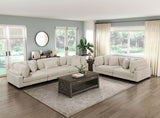 1pc Modern Living Room Furniture Modular Corner Seat Plush Beige Corduroy Fabric Upholstery Plywood B011P220979