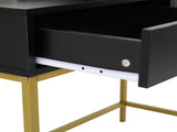 Large Vanity Set with 10 LED Bulbs, Makeup Table with Cushioned Stool, 3 Storage Shelves 2 Drawers, 57821782