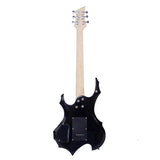 Novice Flame Shaped Electric Guitar HSH Pickup Bag Strap Paddle Rocker Cable Wrench Tool Sunset 57043845