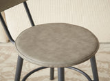 Long Bar Table Set with 3 PU Upholstered Bar Stools, Industrial Bar Table and Chairs for Kitchen 45344353