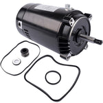 ZUN UST1072 Round Flange Swimming Pool Pump Motor for Hayward Super, Super II, Max Flow Pumps, Northstar 83424491