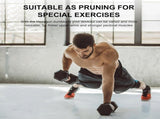 30LB HDRS Rubber Coated Solid Cast Iron Dumbbell with Contoured Chrome Handle, Hexagon 56723902