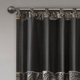 Jacquard Curtain Panel Pair B03598084