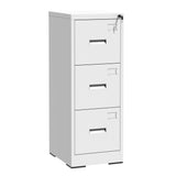 3 Drawer Metal Vertical File Cabinet with Lock and Card Slot Office Home Vertical File Cabinet for T2398P342716