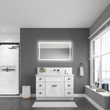 ZUN 40*24 inBathroom Vanity Mirrors , Framed Dimmable Makeup Mirror for Wall, Backlit and Shatterproof, W2152128618