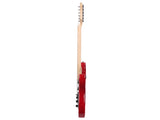 ST Stylish Electric Guitar with Black Pickguard Red 07478467