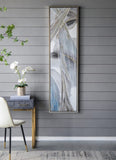 Set of 2 Elongated Modern Abstract Oil Paintings, Wall Art for Living Room Dining Room Bedroom W2078130303