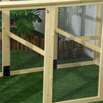 ZUN Wooden Chicken Coop 05736356