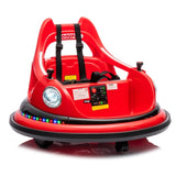 ZUN 12V ride on bumper car for kids,electric car for kids,1.5-5 Years Old,W/Remote Control, LED Lights, W1578P198506