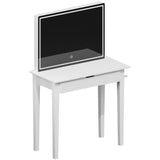 Vanity Desk Set With Mirror For Makeup, Makeup Table With 1 Drawer Storage Cosmetics, Vanity 56438558