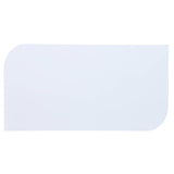 White and Black Coffee Table with 1 Drawer B062P181418