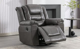 360&degSwivel and Rocking Home Theater Recliner Manual Recliner Chair with Wide Armrest for Living WF323618AAE