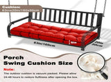 Outdoor Bench Cushion, 63 20 4 Inch, Tufted Waterproof Swing Cushion with Ties, for Patio Bench 22838950
