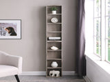 8-layer adjustable shelf ultra-thin bookshelf with a wavy border design, which is more aesthetically W487P339354