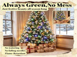 7.5ft Full Artificial Christmas Tree with Hinged Branches 66425408