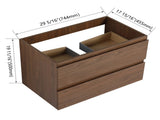 30" Wall-Mounted Bathroom Vanity -BVB01930BNO-2 W999P174702