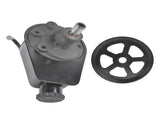 Power Steering Pump with Pulley Fit for Chevrolet Blazer C1500 C2500 K1500 K2500 Suburban Black 19448862