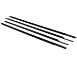 4Pcs Outer Belt Weatherstrip For 2009-2021 Ram 1500 2500 3500 4500 55112376AH 58161307