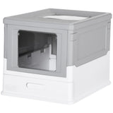 Stainless Steel Enclosed Litter Box for Cats 96736141