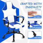 ZUN Video Game Chair Adults, Gaming Chair Office Chair with Handrail, Adjustable Height Gamer Chair 08467787