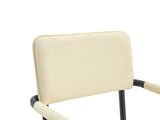 Dining Chairs Set of 4, Huggable Upholstered Dining Chairs with Premium Leather, Table-Hangable W3493P449277