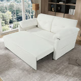Convertible Pull Out Sofa Bed Queen Size, 3-in-1 Convertible Sleeper Couch with Thicked Cushions and W3163P269692