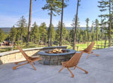 Wood Folding Chair for Outdoor, Low Profile Acacia Wood Lounge Chair for Balcony 53813857
