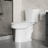 4.8 LPF 1.28 GPF Siphonic Two-Piece Toilet, Side Single Flush, CUPC, Watersense, ADA Height, Gloss W3192P279681