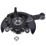 Front Left Steering Knuckle & Wheel Bearing Hub Assembly Replacement for Honda Civic 2006-2011 06519755