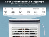 3 in 1 Portable Evaporative Cooler,720R,Indoor,Outdoor,461CFM Air Cooler with remote,Copper 63438621