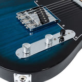 ZUN Maple Fingerboard GTL Electric Guitar SS Pickup Blue 21577915