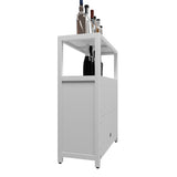 White Large Capacity Bamboo Cabinet Furniture for Bathroom Living Room Bathroom Bamboo W2207P242509