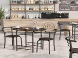 3-Piece Small Dining set, Table and Chair Set for 2 ,for Living Room, Dining Room, Kitchen, Black 33875299