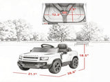 White 12V Electric Kids Ride on Car Remote, Suspension, 3 Speed Modes, Lights, Music, Horn 33171065