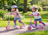 3-Wheel Kids Scooter with LED Light-Up Wheels for Toddlers Ages 2 22215078