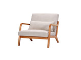 Mid-Century Modern Accent Chair, Arm Chair Living Room Chairs Pillow Upholstered Reading Chair 71635608