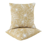 Outdoor/Indoor Throw Pillows, Decorative Throw Pillows with Inserts, Simulated Straw Weaving 18"x18" W419P292998
