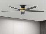 52 inch Ceiling Fans with Lights, Large Air Volume Ceiling Fans with Reversible Quiet DC Motor and 37560920