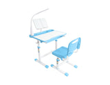 Desk and Chair Set Set with Adjustable Height, 40-Degree Tiltable Children Desktop, LED Light, 55926271