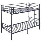 Twin Over Twin Bunk Bed for Kids Teens Adults, Heavy Duty Metal Bunk Bed with 84060545