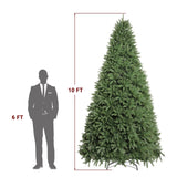 10ft Automatic Tree Structure PVC Material 1200 Lights Warm Color with Colorful 10 Modes with Remote 01331052