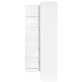 Kitchen Cabinet, White Freestanding Buffet Cupboards Sideboard with Doors & Shelves, Kitchen W331P309438